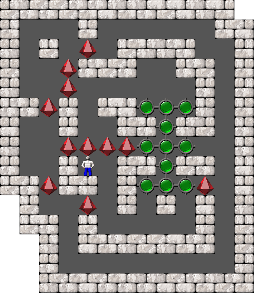 Sokoban Chrysalis Collection 5 level 18